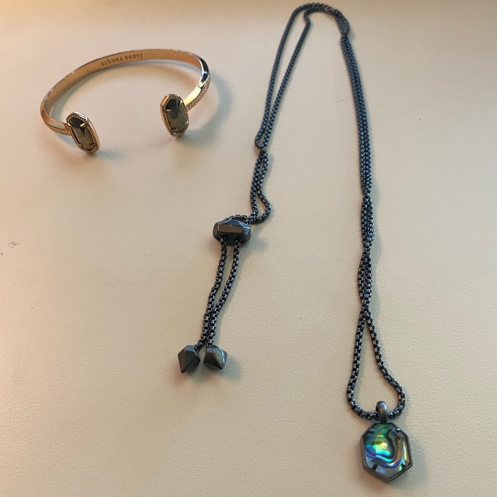 2 for 1 kendra scott bracelet and necklace